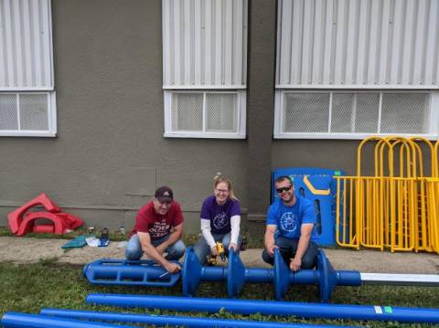 2021 Playground Build - St. Francis of Assis Catholic Elementary School
