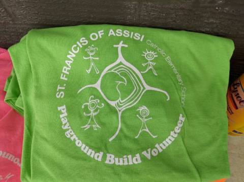 2021 Playground Build - St. Francis of Assis Catholic Elementary School