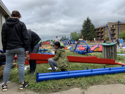 2021 Playground Build - St. Francis of Assis Catholic Elementary School