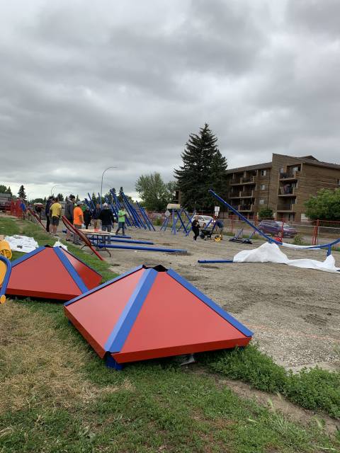 2021 Playground Build - St. Francis of Assis Catholic Elementary School