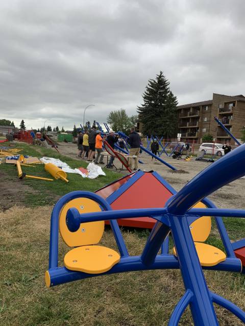 2021 Playground Build - St. Francis of Assis Catholic Elementary School