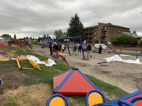 2021 Playground Build - St. Francis of Assis Catholic Elementary School